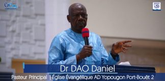 Œuvrons à préserver nos acquis, car Jésus revient bientôt ! Dr DAO Dissa Daniel