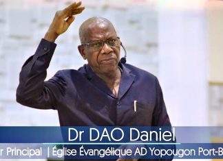 L’Organisation de l’église Dr DAO Dissa Daniel