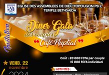 MIFA – Dîner Gala des couples ‘Café Nuptial’